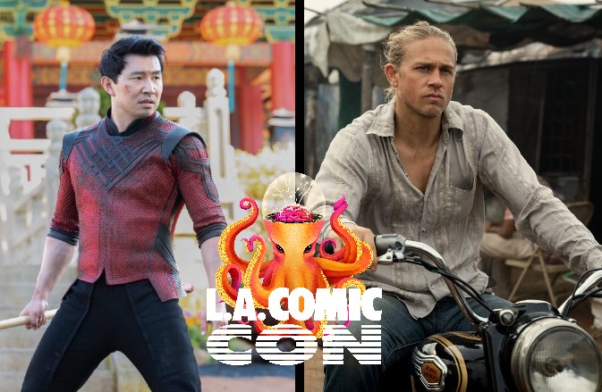 LA Comic Con 2022 Simu Liu Charlie Hunnam
